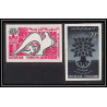 92524 Tunisie (tunisia) N°502/503 Année mondiale du réfugié refugees 1960 colombe dove Non dentelé imperf ** MNH