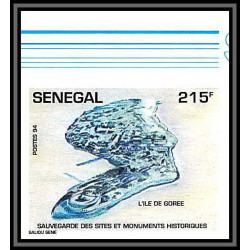 92730c Sénégal N°1104/1107 sauvegarde monuments historiques cultural UNESCO gorée 1994 Non dentelé ** MNH Imperf