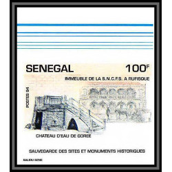 92730c Sénégal N°1104/1107 sauvegarde monuments historiques cultural UNESCO gorée 1994 Non dentelé ** MNH Imperf