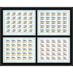 92732 Sénégal N°1153/1156 sterne oiseaux de mer Seabird birds tern Non dentelé ** MNH Imperf feuille sheet