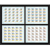 92732 Sénégal N°1153/1156 sterne oiseaux de mer Seabird birds tern Non dentelé ** MNH Imperf feuille sheet