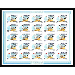 92732 Sénégal N°1153/1156 sterne oiseaux de mer Seabird birds tern Non dentelé ** MNH Imperf feuille sheet