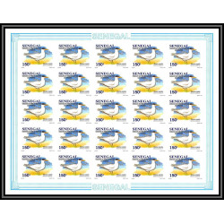 92732 Sénégal N°1153/1156 sterne oiseaux de mer Seabird birds tern Non dentelé ** MNH Imperf feuille sheet