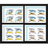 92732a Sénégal N°1153/1156 sterne oiseaux de mer Seabird birds tern Non dentelé ** MNH Imperf bloc 4