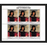 458 Yemen kingdom MNH ** Mi N° 503 / 508 A unesco florentine works italy 1968 Tableau (Painting) feuilles sheet