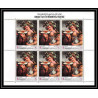 458 Yemen kingdom MNH ** Mi N° 503 / 508 A unesco florentine works italy 1968 Tableau (Painting) feuilles sheet