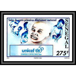 92742b Sénégal N°1191/1192 unicef ONU UNO l'enfance enfants children child 1996 Non dentelé ** MNH