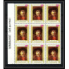 460e Yemen kingdom MNH ** N° 710/715 A Tableau (Painting) Rembrandt (Nederland) bloc 9 avec inscription