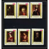 461a Yemen kingdom MNH ** N° 710 / 715 B Tableau (Painting) Rembrandt (Nederland) non dentelé (Imperf)