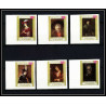 461c Yemen kingdom MNH ** N° 710 / 715 B Tableau (Painting) Rembrandt (Nederland) non dentelé (Imperf) cdf