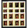 461d Yemen kingdom MNH ** N° 710 / 715 B Tableau (Painting) Rembrandt bloc 4 non dentelé (Imperf) 