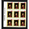 461e Yemen kingdom MNH ** N° 710 / 715 B Tableau (Painting) Rembrandt non dentelé (Imperf) bloc 9 