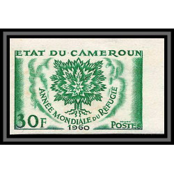 92900 Cameroun N°312 année mondiale du refugié refugees 1960 essai proof Non dentelé ** MNH Imperf