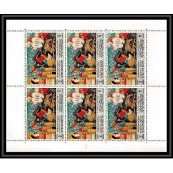 462b Yemen kingdom MNH ** N° 412 / 419 A moorish in spain Tableau (Painting) feuilles sheets echecs chess