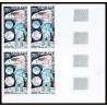 92918d gabon gabonaise PA N°149 premier homme sur la lune espace space Non dentelé ** MNH Imperf bloc 4