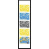 92940d monaco N°1181/1185 année de l'enfant child's year essai proof Non dentelé ** (MNH Imperf) bande 5 strip