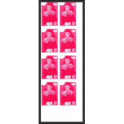 93051 Niue N°483 renoir berard Tableau Painting essais Non dentelé ** MNH Imperf progressive proof bloc 8