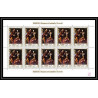 465 Ajman MNH ** N° 225 / 234 A Tableau (Painting) durer rubens vermeer caravaggio feuilles sheets