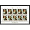 465 Ajman MNH ** N° 225 / 234 A Tableau (Painting) durer rubens vermeer caravaggio feuilles sheets