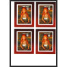93059 Niue bloc N°91 renoir portait jeune fille Tableau Painting essais Non dentelé ** MNH Imperf progressive proof