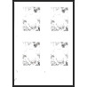 93059 Niue bloc N°91 renoir portait jeune fille Tableau Painting essais Non dentelé ** MNH Imperf progressive proof