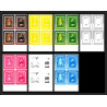 93060 Niue bloc N°91/92 renoir Tableau Painting essais Non dentelé ** MNH Imperf collective progressive proof