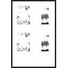 93060 Niue bloc N°91/92 renoir Tableau Painting essais Non dentelé ** MNH Imperf collective progressive proof