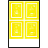 93060 Niue bloc N°91/92 renoir Tableau Painting essais Non dentelé ** MNH Imperf collective progressive proof