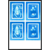 93060 Niue bloc N°91/92 renoir Tableau Painting essais Non dentelé ** MNH Imperf collective progressive proof