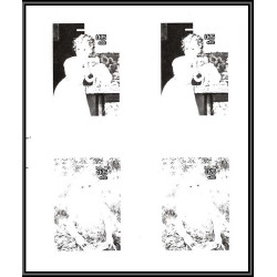 93061 Niue bloc N°91/89 renoir strozzi Tableau Painting essais Non dentelé ** MNH Imperf collective progressive proof