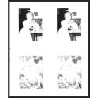 93061 Niue bloc N°91/89 renoir strozzi Tableau Painting essais Non dentelé ** MNH Imperf collective progressive proof