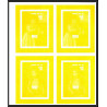 93061 Niue bloc N°91/89 renoir strozzi Tableau Painting essais Non dentelé ** MNH Imperf collective progressive proof