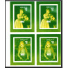 93061 Niue bloc N°91/89 renoir strozzi Tableau Painting essais Non dentelé ** MNH Imperf collective progressive proof