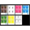 93062 Niue bloc N°92 renoir berard Tableau Painting essais Non dentelé ** MNH Imperf progressive proof