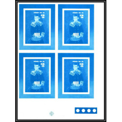 93062 Niue bloc N°92 renoir berard Tableau Painting essais Non dentelé ** MNH Imperf progressive proof