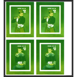 93063 Niue bloc N°90/92 renoir manet Tableau Painting essais Non dentelé ** MNH Imperf collective progressive proof