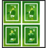 93063 Niue bloc N°90/92 renoir manet Tableau Painting essais Non dentelé ** MNH Imperf collective progressive proof