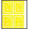 93063 Niue bloc N°90/92 renoir manet Tableau Painting essais Non dentelé ** MNH Imperf collective progressive proof