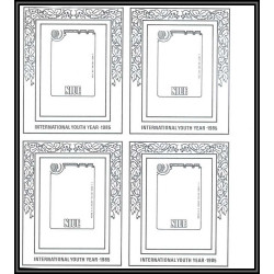 93063 Niue bloc N°90/92 renoir manet Tableau Painting essais Non dentelé ** MNH Imperf collective progressive proof