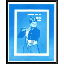 93067 Niue bloc N°90 Manet le fifre Tableau Painting essais Non dentelé ** MNH Imperf progressive proof