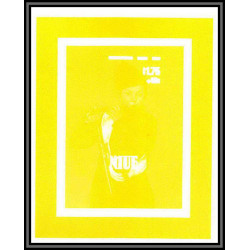 93067 Niue bloc N°90 Manet le fifre Tableau Painting essais Non dentelé ** MNH Imperf progressive proof