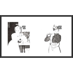 93070 Niue bloc N°89/82 renoir strozi Tableau Painting essais Non dentelé ** MNH Imperf collective progressive proof