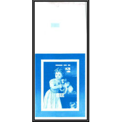 93072 Niue bloc N°89 strozi Tableau Painting essais Non dentelé ** MNH Imperf progressive proof