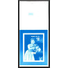93072 Niue bloc N°89 strozi Tableau Painting essais Non dentelé ** MNH Imperf progressive proof