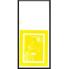 93072 Niue bloc N°89 strozi Tableau Painting essais Non dentelé ** MNH Imperf progressive proof
