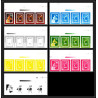 93073 Niue bloc N°89/481 mannet strozi Tableau Painting essais Non dentelé ** MNH Imperf collective progressive proof