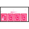 93073 Niue bloc N°89/481 mannet strozi Tableau Painting essais Non dentelé ** MNH Imperf collective progressive proof