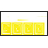 93073 Niue bloc N°89/481 mannet strozi Tableau Painting essais Non dentelé ** MNH Imperf collective progressive proof