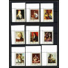 465b Ajman MNH ** N° 225/234 Tableau (Painting) durer rubens vermeer caravaggio coin de feuille 