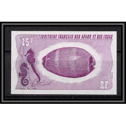 93424 afars et issas N°402 cypraca cypree gastéropode gastropod Essai proof Non dentelé imperf ** MNH